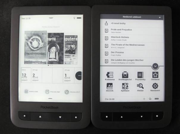 Nové rozhraní pro čtečku PocketBook Touch Lux 2 zatím v betaverzi