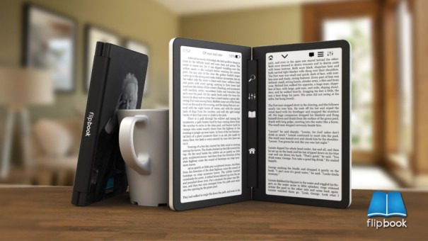 Koncept ebook čtečky s dvěma obrazovkami – Flipbook - See more at: http://e