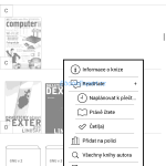 PocketBook Inkpad - Knihovna, práce se souborem