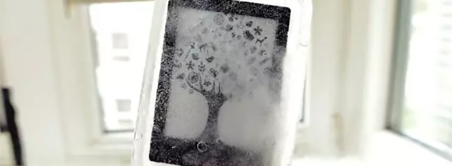 Experiment zmrazení ebook čtečky