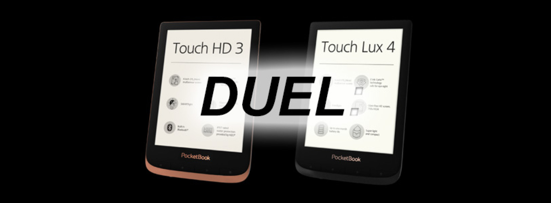 DUEL: Pocketbook Touch Lux 4 627 vs Pocketbook Touch HD3 632